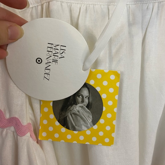 Lisa Marie Fernandez Ric Rac Linen Dress - Picture 7 of 11